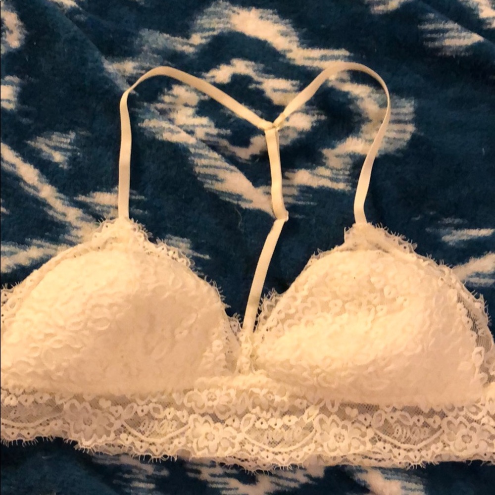 White bralette